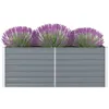 Image de Jardinière 160 x 80 x 45 cm Acier galvanisé Gris