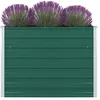 Image de Jardinière 100 x 100 x 77 cm Acier galvanisé Vert