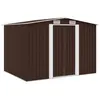 Image de vidaXL Abri de Stockage pour Jardin Cabane à Outils Remise de Jardin Maison de Stockage Hangar de Rangement Arrière-cour 47031