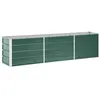 Image de Lit surélevé de jardin Acier galvanisé 240x40x45 cm Vert