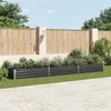 Image de vidaXL Lit surélevé de jardin Acier galvanisé 480x80x45 cm Anthracite 47067