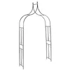 Image de vidaXL Voûte de Jardin Pergola Arche à Rosiers Arceau Plantes Grimpantes Lys Lierre Patio Terrasse Extérieur Vert Foncé 47094