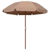 Image de vidaXL Parasol de Jardin avec Mât en Acier, Pare-soleil de Patio, Abri de Soleil, Parasol de Terrasse Arrière-cour 47802