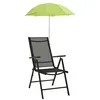 Image de Parasols de chaise de camping 2 pcs Vert 105 cm