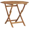 Image de vidaXL Table pliable de jardin - Octogone - 85x85x76 cm - Bois de teck solide