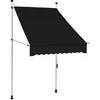 Image de Auvent manuel rétractable 100 cm anthracite