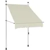 Image de vidaXL Luifel handmatig uittrekbaar 100 cm cràme145833