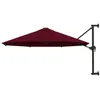 Image de vidaXL Parasol Mural avec Mât en Métal Pare-soleil Parasol de Jardin Patio Terrasse Extérieur Anti-UV Anti-décoloration 300 47298
