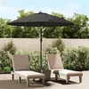Image de vidaXL Parasol d'Extérieur avec Mât en Aluminium, Pare-soleil de Patio, Abri de Soleil, Parasol de Plage Jardin Terrasse, 47306