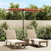 Image de Parasol de jardin avec mât en aluminium 2x1,5 m Terre cuite