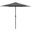 Image de vidaXL Parasol de Jardin et Mât en Aluminium, Pare-soleil de Patio, Abri de Soleil, Parasol de Terrasse Arrière-cour 47346