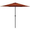 Image de vidaXL Parasol de Jardin et Mât en Aluminium, Pare-soleil de Patio, Abri de Soleil, Parasol de Terrasse Arrière-cour 47349
