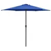 Image de vidaXL Parasol de Jardin et Mât en Aluminium, Pare-soleil de Patio, Abri de Soleil, Parasol de Terrasse Arrière-cour 47351
