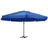 Image de vidaXL Parasol met aluminium paal 500 cm azuurblauw47369