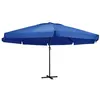 Image de vidaXL Parasol met aluminium paal 500 cm azuurblauw47377