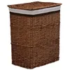 Image de vidaXL Panier à linge Marron Saule