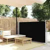 Image de vidaXL Auvent Latéral Rétractable de Patio Store Latéral Brise-vue Abri Soleil Jardin Terrasse Balcon Exterieur Résistant 48388