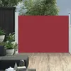 Image de vidaXL Tuinscherm uittrekbaar 120x500 cm rood48391