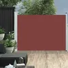 Image de vidaXL Tuinscherm uittrekbaar 120x500 cm bruin48393