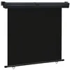 Image de vidaXL Balkonscherm 175x250 cm zwart48436
