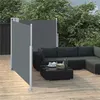 Image de Auvent latéral rétractable Anthracite 100 x 600 cm