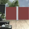 Image de vidaXL Windscherm uittrekbaar 140x600 cm bruin48457
