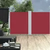 Image de vidaXL Windscherm uittrekbaar 140x600 cm rood48459