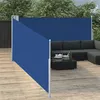 Image de vidaXL Windscherm uittrekbaar 100x1000 cm blauw48476