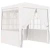 Image de Tente de réception avec parois latérales 2x2 m Blanc 90 g m²