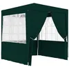 Image de vidaXL Tente de Réception avec Parois Latérales Belvédère Tonnelle Pavillon Chapiteau Mariage Barbecue Voyage de Camping 48534