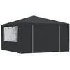 Image de Tente de réception et parois latérales 4x4 m Anthracite 90 g m²
