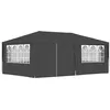 Image de vidaXL Tente de Réception avec Parois Latérales Belvédère Tonnelle Pavillon Chapiteau Mariage Barbecue Voyage de Camping 48537