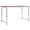Image de Table pliable de camping Aluminium 120x60 cm