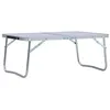 Image de Table pliable de camping Blanc Aluminium 60x40 cm