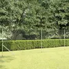 Image de vidaXL Gaashek met palen 15x1,5 m gegalvaniseerd staal zilverkleurig145752