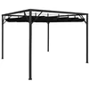 Image de vidaXL Tuinprieel met uittrekbaar dak 3x3 m antraciet47954