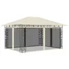 Image de Belvédère avec moustiquaire 4x3x2,73 m Crème 180 g m²