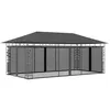 Image de vidaXL Prieel met klamboe 6x3x2,73 m antraciet47974