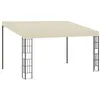 Image de vidaXL Wandprieel 3x4 m stof cràmekleurig47988