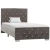 Image de Cadre de lit sans matelas Gris Velours 90x200 cm