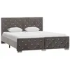 Image de vidaXL Bedframe fluweel grijs 140x200 cm286832