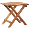 Image de vidaXL Table pliable de jardin - Carré - 40x40x40 cm - Bois d'acacia massif