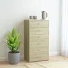 Image de Buffet avec 6 tiroirs Chêne sonoma 50x34x96cm Bois d ingénierie