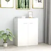 Image de Buffet blanc 60x30x75 cm bois d ingénierie