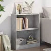 Image de Bibliothèque Gris béton 60x24x76 cm Bois d ingénierie