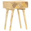 Image de Table de chevet 43 x 30 x 58 cm Bois de manguier massif