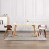 Image de Lot de 2 chaise vidaxl H. 71.5 cm non pliable interieur en bois blanc