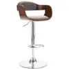 Image de Chaise de bar vidaxl en metal non pliable H. 106 cm interieur marron