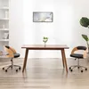 Image de Chaise vidaxl en bois non pliable H. 74.5 cm interieur noir