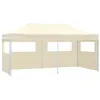 Image de vidaXL Tente de Réception Pliable avec 4 Parois Tonnelle de Jardin Tonnelle de Patio Pavillon de Terrasse Auvent d'Extérieur 48866